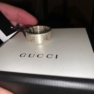 Men's Sterling Silver Ghost Ring, Size 10.5 (never worn)